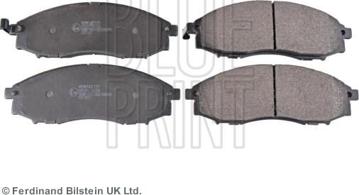 Blue Print ADN142121 - Brake Pad Set, disc brake autospares.lv