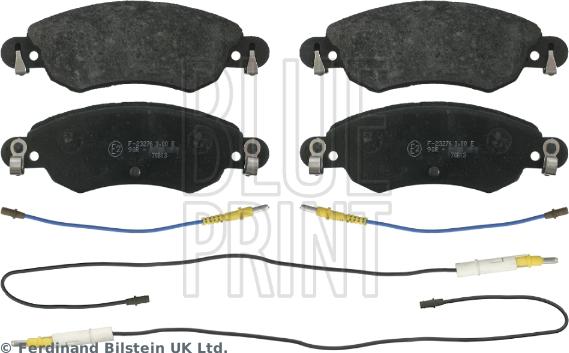 Blue Print ADP154254 - Brake Pad Set, disc brake autospares.lv