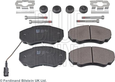 Blue Print ADP154222 - Brake Pad Set, disc brake autospares.lv