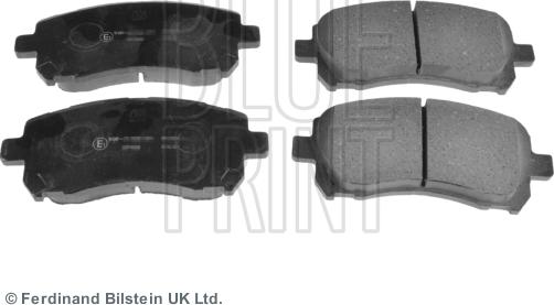 Blue Print ADS74221 - Brake Pad Set, disc brake autospares.lv