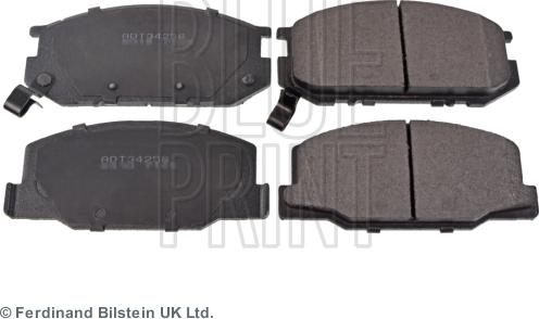 Blue Print ADT34258 - Brake Pad Set, disc brake autospares.lv