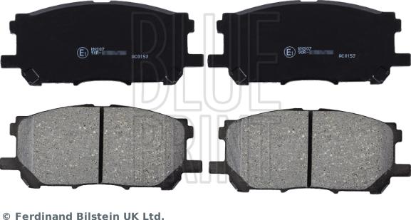 Blue Print ADT342153 - Brake Pad Set, disc brake autospares.lv
