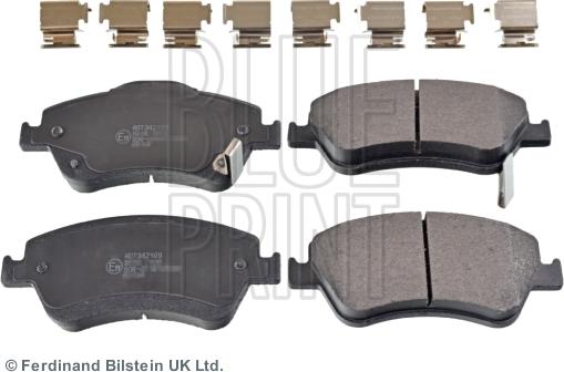 Blue Print ADT342169 - Brake Pad Set, disc brake autospares.lv