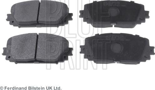 Blue Print ADT342166 - Brake Pad Set, disc brake autospares.lv