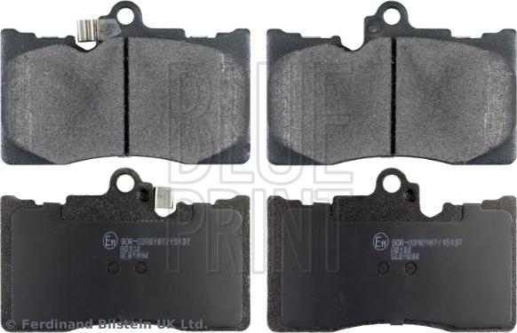 Blue Print ADT342161 - Brake Pad Set, disc brake autospares.lv