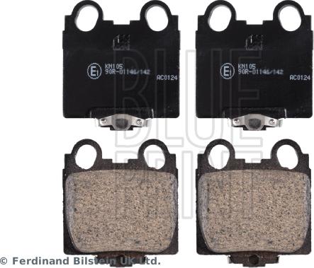 Blue Print ADT342108 - Brake Pad Set, disc brake autospares.lv