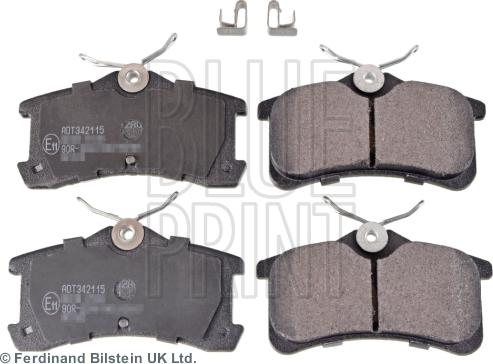 Blue Print ADT342115 - Brake Pad Set, disc brake autospares.lv