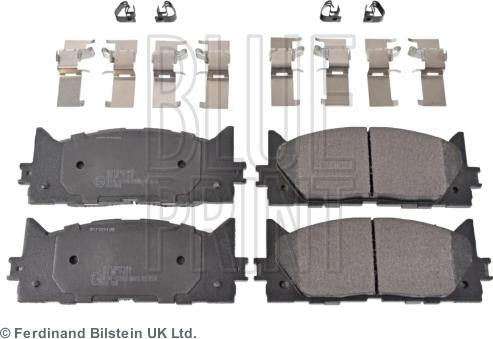 Blue Print ADT342189 - Brake Pad Set, disc brake autospares.lv