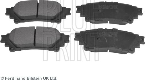 Blue Print ADT342186 - Brake Pad Set, disc brake autospares.lv