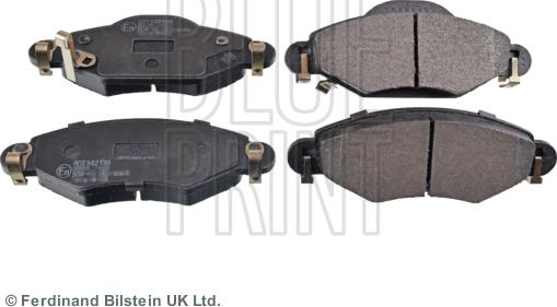 Blue Print ADT342139 - Brake Pad Set, disc brake autospares.lv