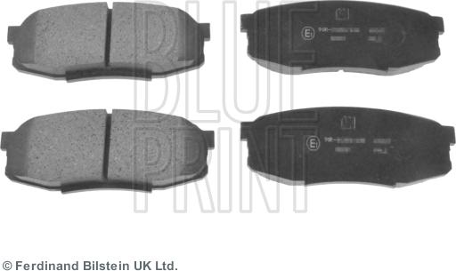 Blue Print ADT342176 - Brake Pad Set, disc brake autospares.lv