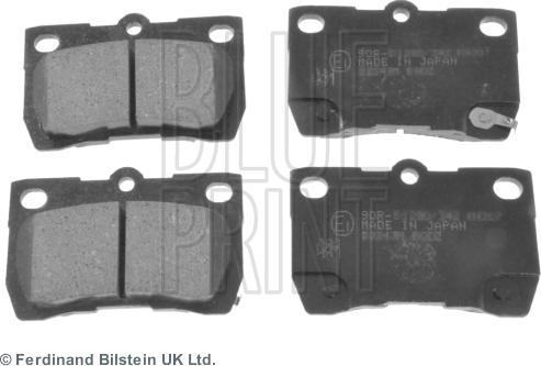 Blue Print ADT342178 - Brake Pad Set, disc brake autospares.lv