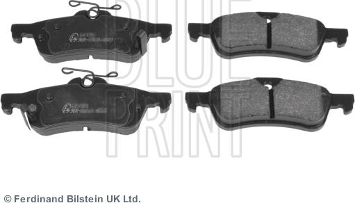 Blue Print ADT342172 - Brake Pad Set, disc brake autospares.lv