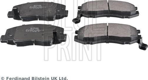 Blue Print ADT34288 - Brake Pad Set, disc brake autospares.lv