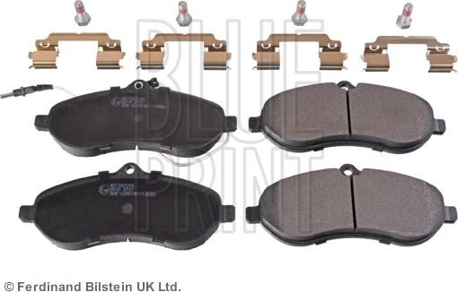 Blue Print ADT342206 - Brake Pad Set, disc brake autospares.lv