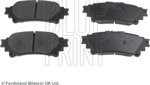 Blue Print ADT342202 - Brake Pad Set, disc brake autospares.lv