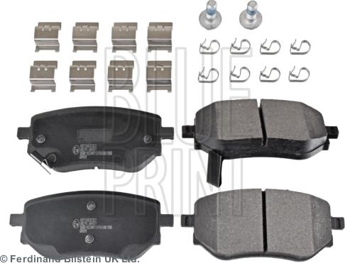 Blue Print ADU174242 - Brake Pad Set, disc brake autospares.lv