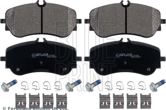 Blue Print ADV184264 - Brake Pad Set, disc brake autospares.lv