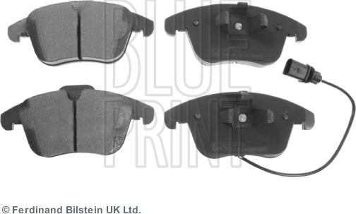 Blue Print ADV184209 - Brake Pad Set, disc brake autospares.lv