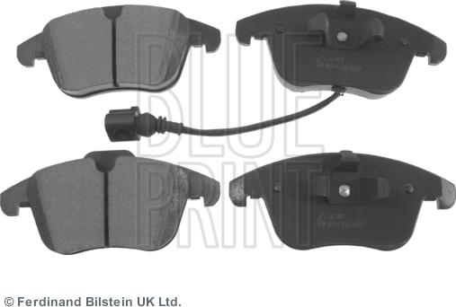 Blue Print ADV184208 - Brake Pad Set, disc brake autospares.lv