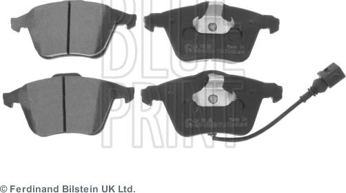 Blue Print ADV184216 - Brake Pad Set, disc brake autospares.lv