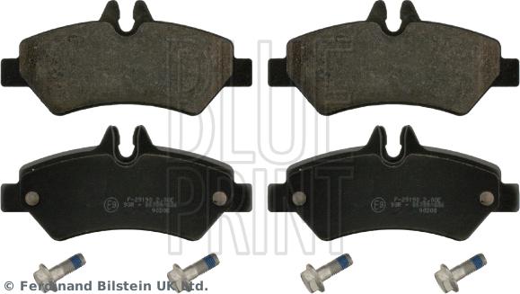 Blue Print ADV184226 - Brake Pad Set, disc brake autospares.lv