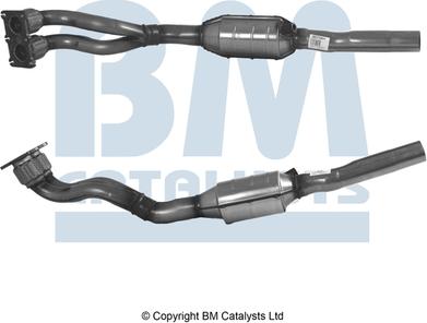BM Catalysts BM90734H - Catalytic Converter autospares.lv