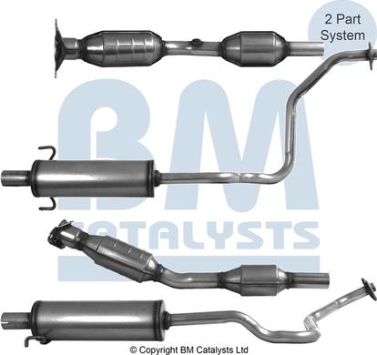 BM Catalysts BM91617H - Catalytic Converter autospares.lv