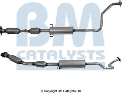 BM Catalysts BM92298H - Catalytic Converter autospares.lv