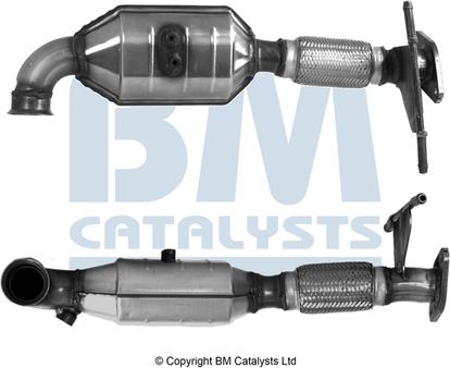 BM Catalysts BM80443H - Catalytic Converter autospares.lv
