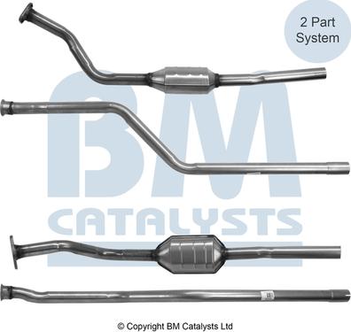 BM Catalysts BM80208 - Catalytic Converter autospares.lv