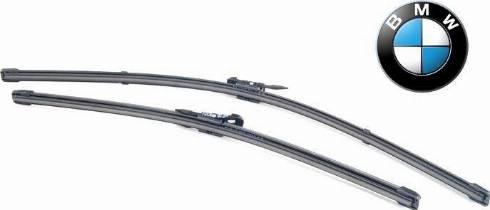 BMW 61612158219 - Wiper arm/wiper blade: 1 Kit pcs. autospares.lv