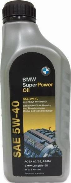 BMW 00SAE 5W-40 - Engine Oil autospares.lv