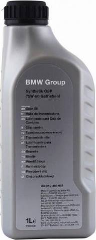 BMW 83 22 2 365 987 - Manual Transmission Oil autospares.lv