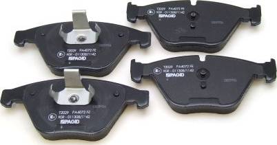 BMW 34116794917 - Brake Pad Set, disc brake autospares.lv