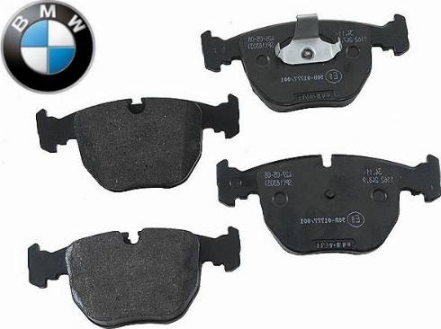 BMW 34116761252 - Brake Pad Set, disc brake autospares.lv