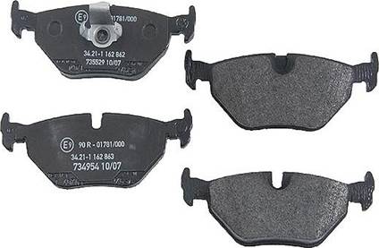 BMW 34216761248 - Brake Pad Set, disc brake autospares.lv