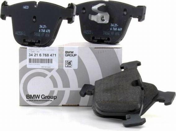 BMW 34216768471 - Brake Pad Set, disc brake autospares.lv