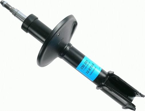 BOGE 32-E70-0 - Shock Absorber autospares.lv