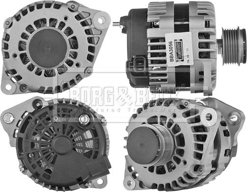 Borg & Beck BBA3056 - Alternator autospares.lv