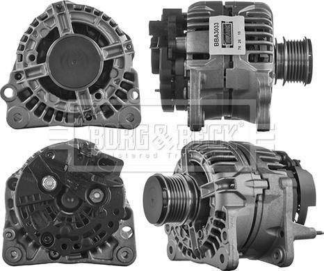 Borg & Beck BBA3033 - Alternator autospares.lv