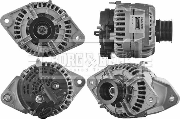 Borg & Beck BBA32798 - Alternator autospares.lv