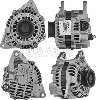 Borg & Beck BBA2948 - Alternator autospares.lv