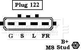 Borg & Beck BBA2948 - Alternator autospares.lv