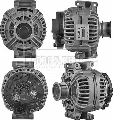 Borg & Beck BBA2916 - Alternator autospares.lv