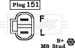 Borg & Beck BBA2495 - Alternator autospares.lv