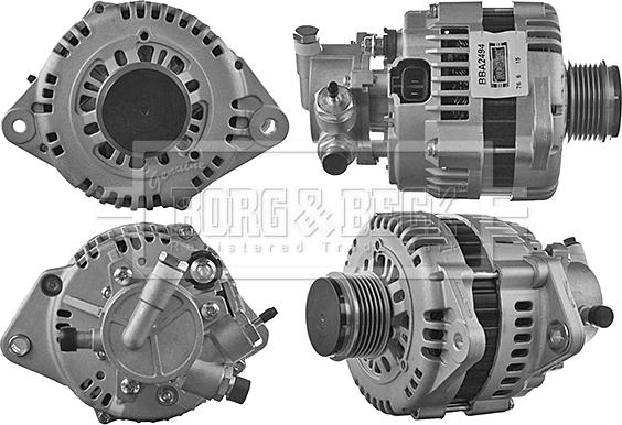 Borg & Beck BBA2494 - Alternator autospares.lv