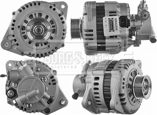 Borg & Beck BBA2495 - Alternator autospares.lv