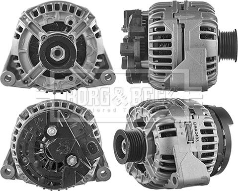 Borg & Beck BBA2493 - Alternator autospares.lv