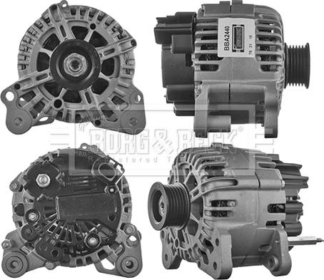 Borg & Beck BBA2440 - Alternator autospares.lv